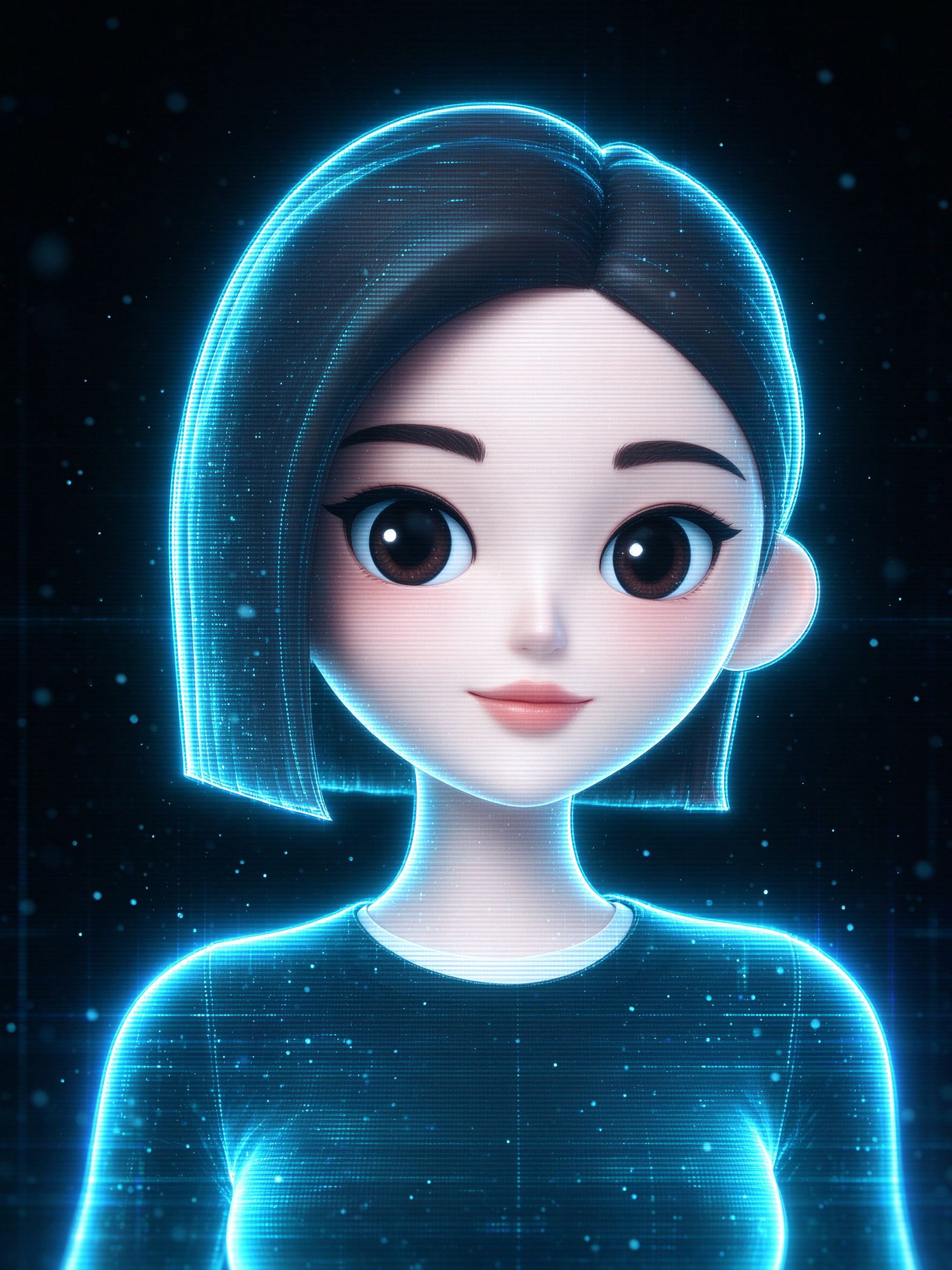 Red Queen hologram